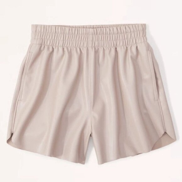 Abercrombie & Fitch Pants - New! Abercrombie & Fitch Vegan Leather Dolphin-Hem Short Size Small 23228